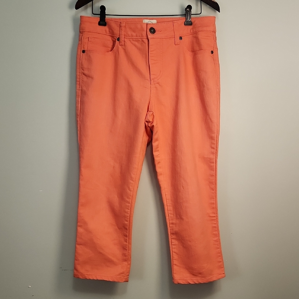 Bold Cropped Kick Flare Jeans - Bright Pink, Stretchy & Fun!